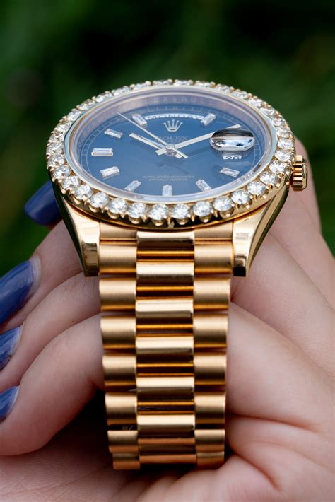 rolex diamond president bracelet